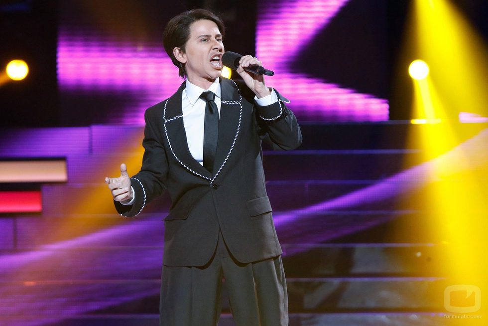 Vicky Larraz en la décima gala de 'Tu cara me suena'