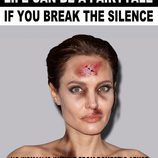 Angelina Jolie agredida para "Break the Silence"