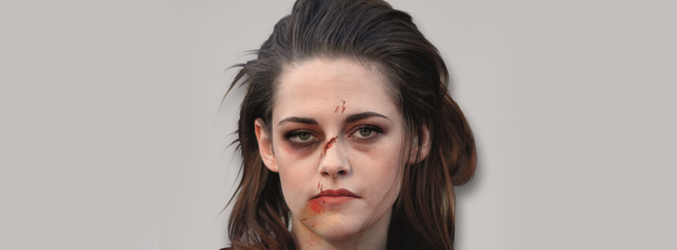 Kristen Stewart con la cara demacrada para "Break the Silence