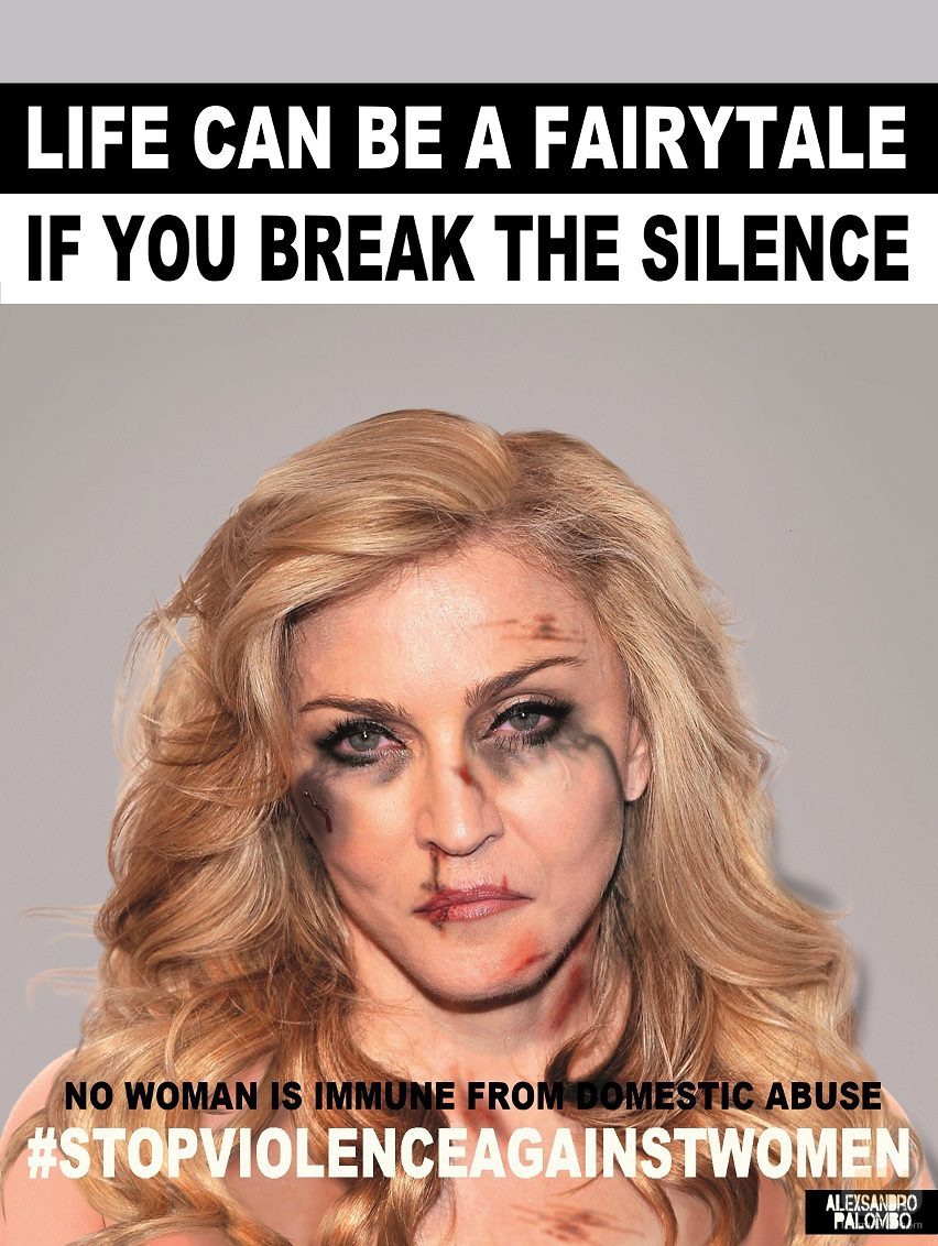 Madonna agredida para "Break the silence"