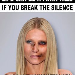 Gwyneth Paltrow golpeada para "Break the silence"