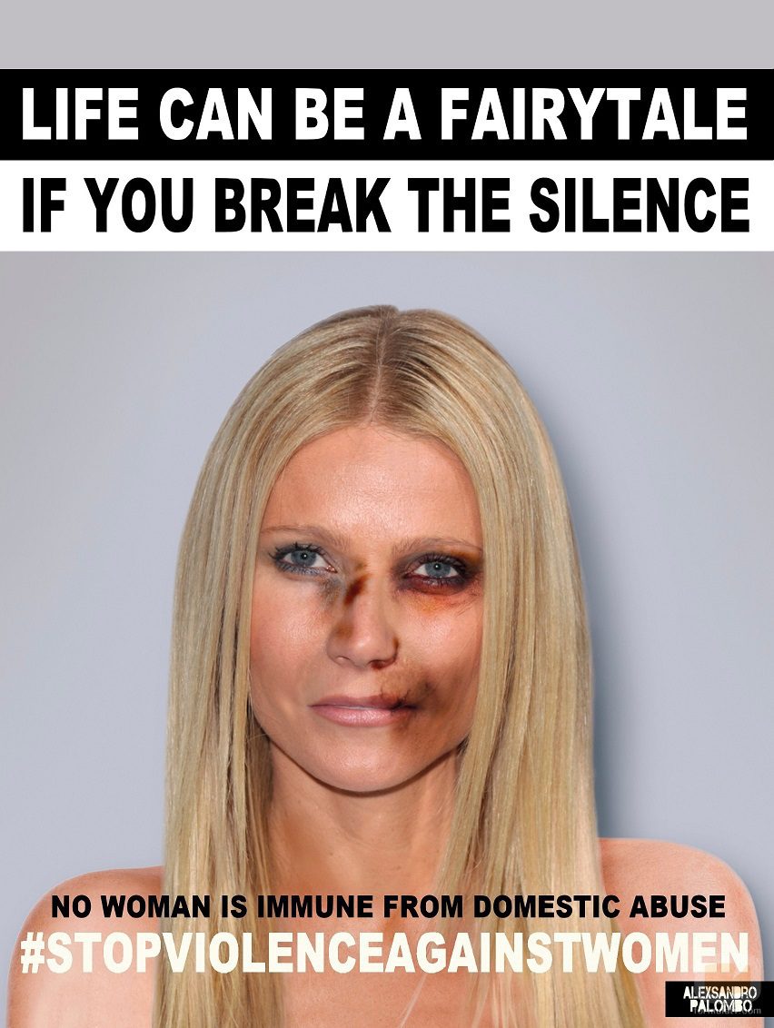 Gwyneth Paltrow golpeada para "Break the silence"