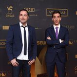 Raúl Pérez y David Broncano en la alfombra de los Premios Ondas 2015
