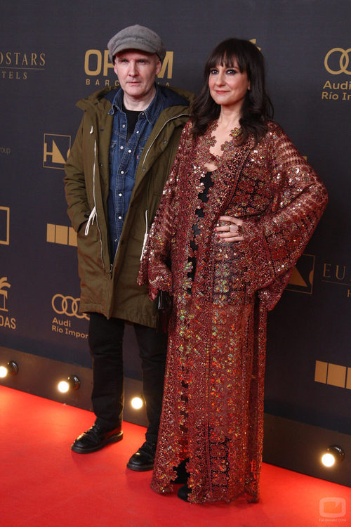Eva Amaral y Juan Aguirre en el photocall de los Premios Ondas 2015