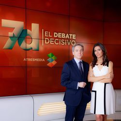 Vicente Vallés y Ana Pastor en '7D: el debate decisivo'