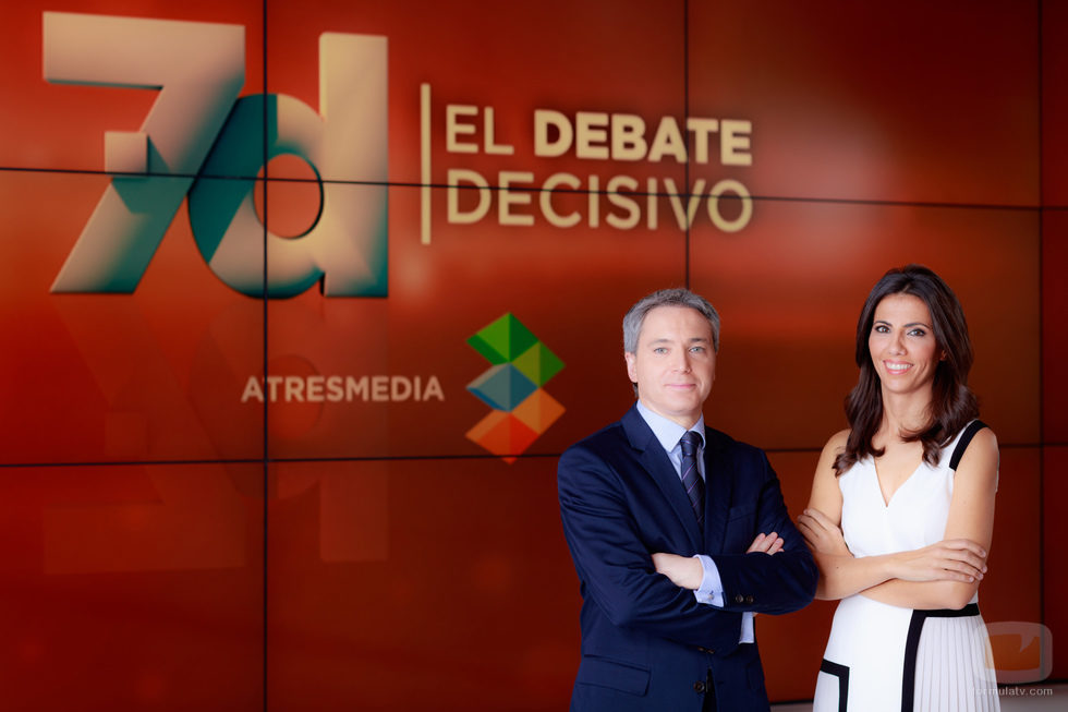 Ana Pastor y Vicente Vallés, presentadores de '7D: el debate decisivo'