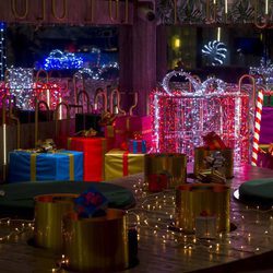 Luces navideñas en 'Gran Hermano 16'