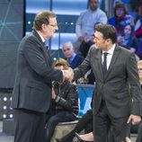 Mariano Rajoy con Iñaki López en 'LaSexta Noche'