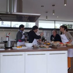 El jurado de 'Master Chef en la cocina de 'En la tuya o en la mía'