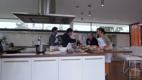 El jurado de 'Master Chef en la cocina de 'En la tuya o en la mía'
