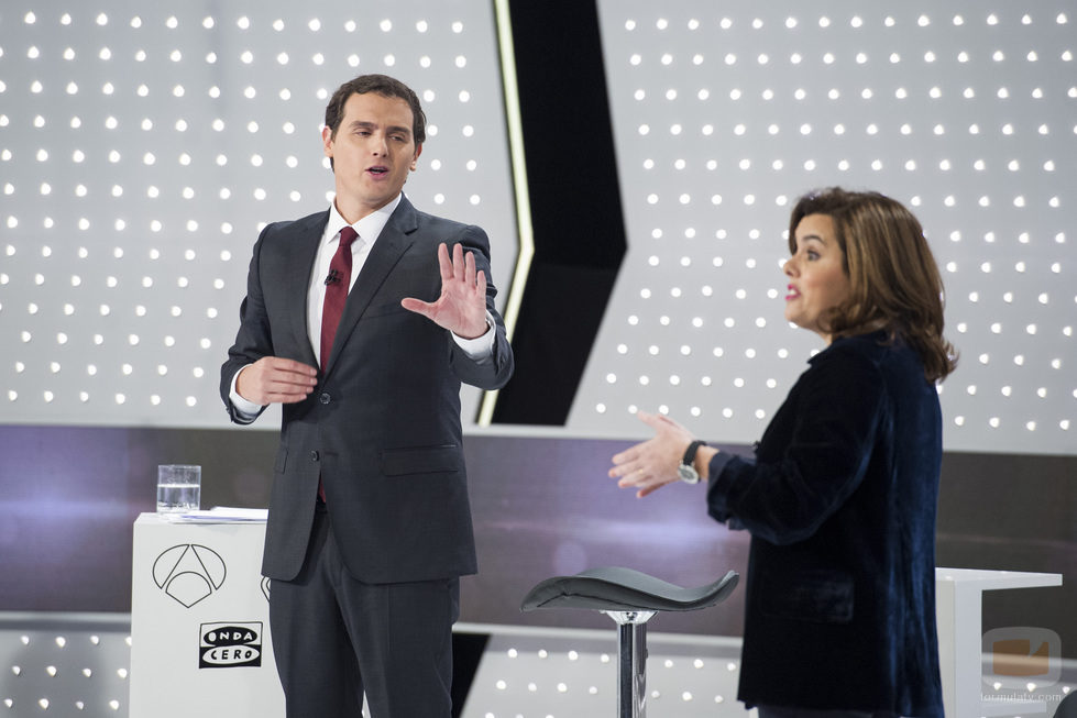 Albert Rivera y Soraya Sáenz de Santamaría en '7d: el debate decisivo'