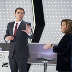 Albert Rivera y Soraya Sáenz de Santamaría en '7d: el debate decisivo'