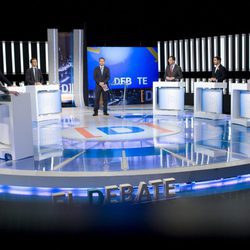 Los nueve participantes del debate  de La 1