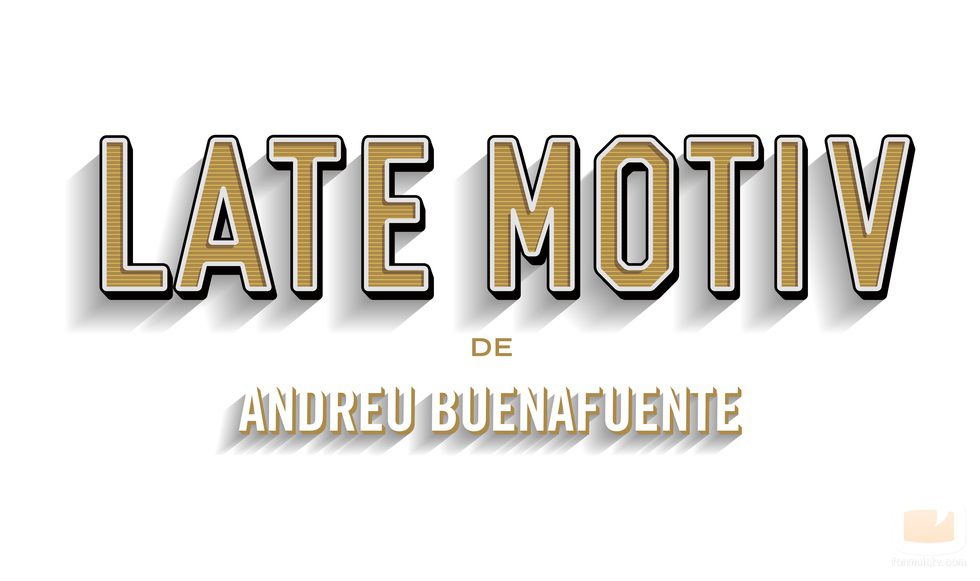 Logotipo de 'Late Motiv', en fondo blanco