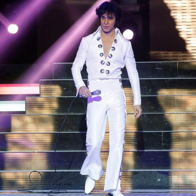 Adrián Rodríguez es Elvis Presley en 'Tu cara me suena'