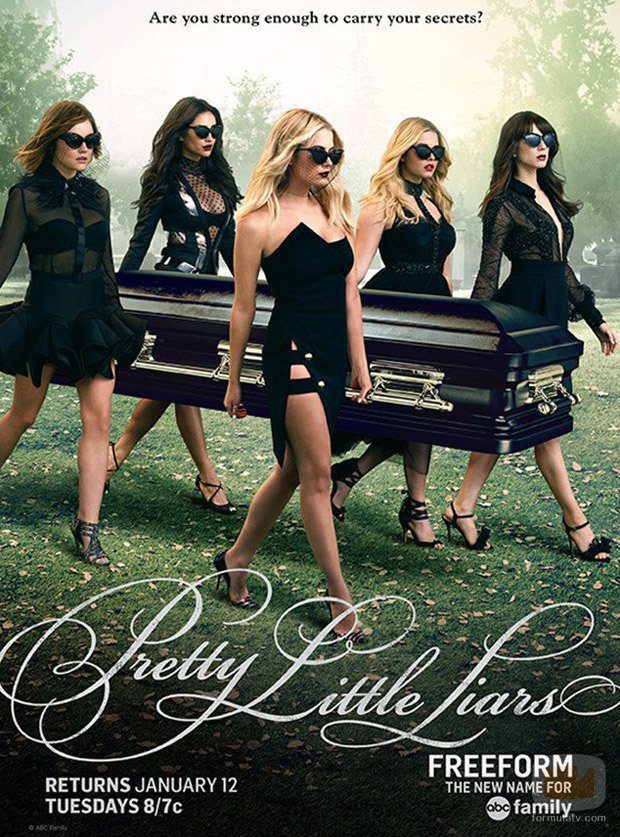 Cartel promocional de la temporada 6B de 'Pretty Little Liars'