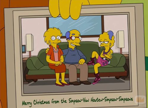 La familia de Lisa dentro de 30 años en 'Los Simpson'