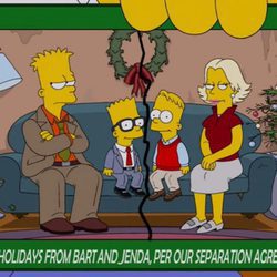 La familia de Bart dentro de 30 años en 'Los Simpson'
