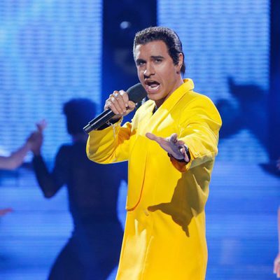 Adrián Rodríguez en la décimo cuarta gala de 'Tu cara me suena'