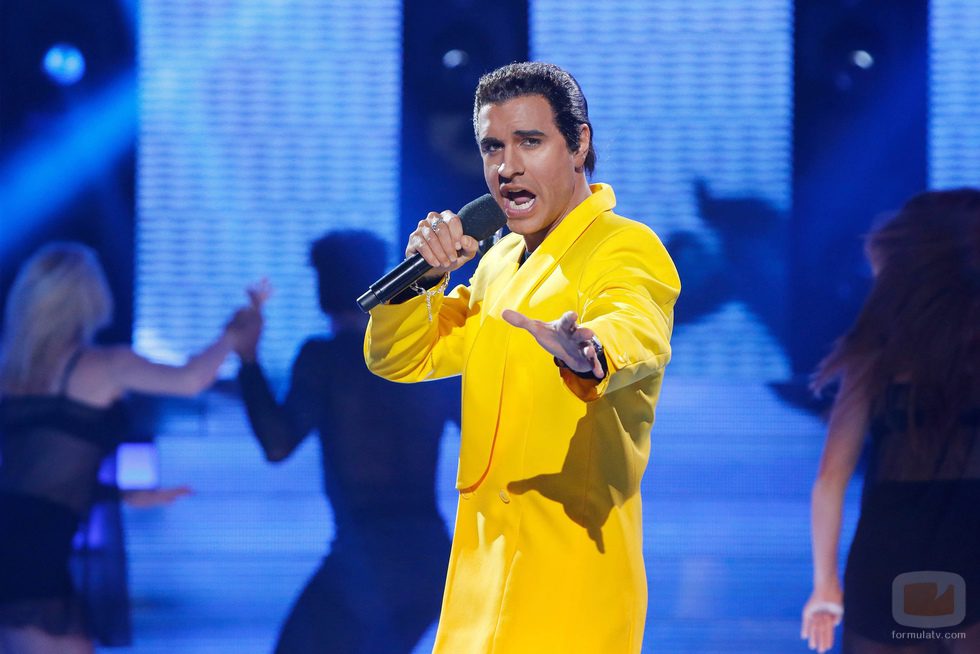 Adrián Rodríguez en la décimo cuarta gala de 'Tu cara me suena'