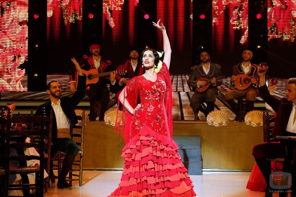 Ana Morgade en la décimo cuarta gala de 'Tu cara me suena'