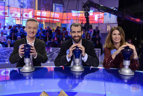 Equipo Azul de 'Pasapalabra' en el especial de Nochebuena