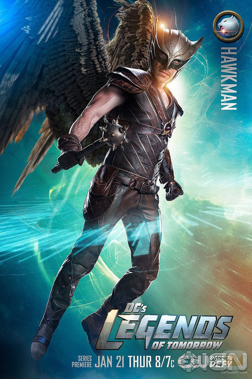 Carter Hall /Hawkman en los nuevos pósteres de 'Legends of tomorrow'