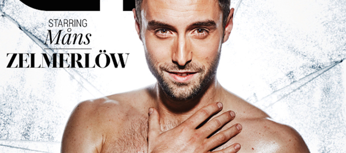 Mäns Zelmerlöw, desnudo protagonista de la portada de GT