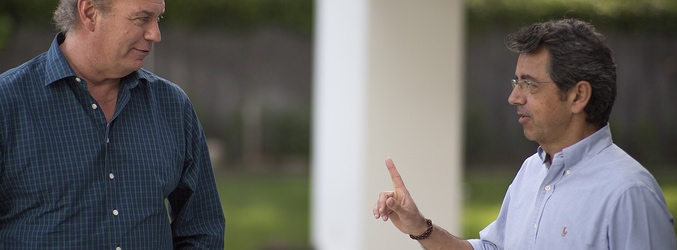 Bertín Osborne y Pablo Carrasco