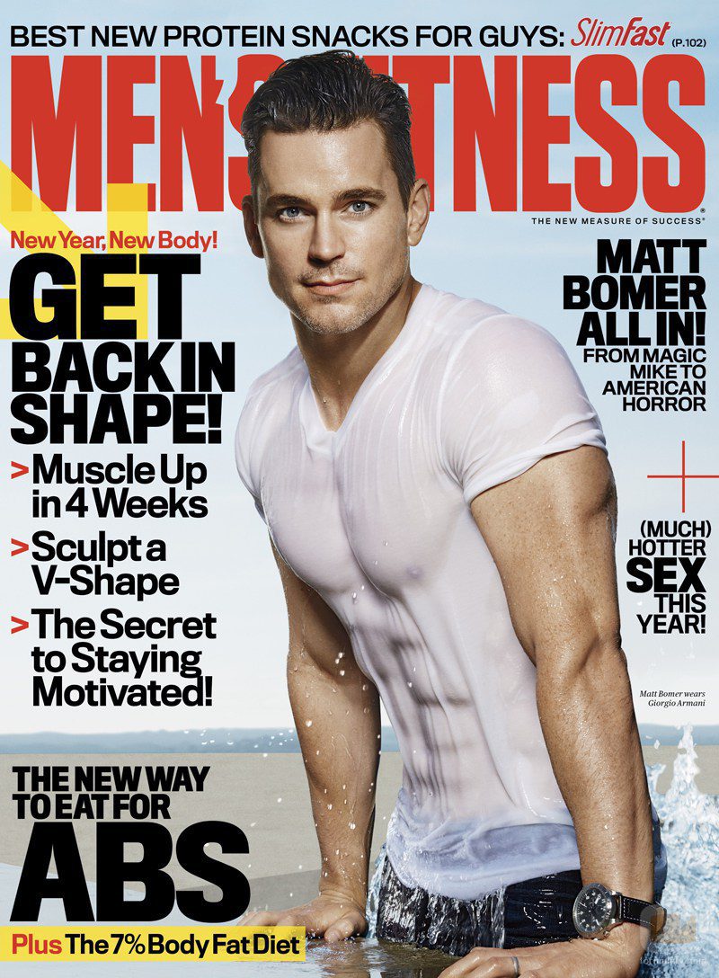 Matt Bomer en la portada de Men's Fitness