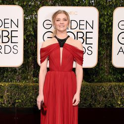 Natalie Dormer en la alfombra roja de los Globos de Oro 2016