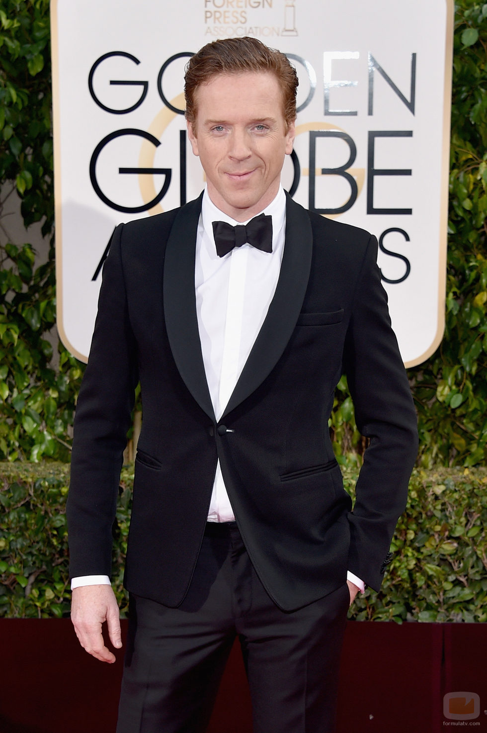 Damian Lewis en la alfombra roja de los Globos de Oro 2016