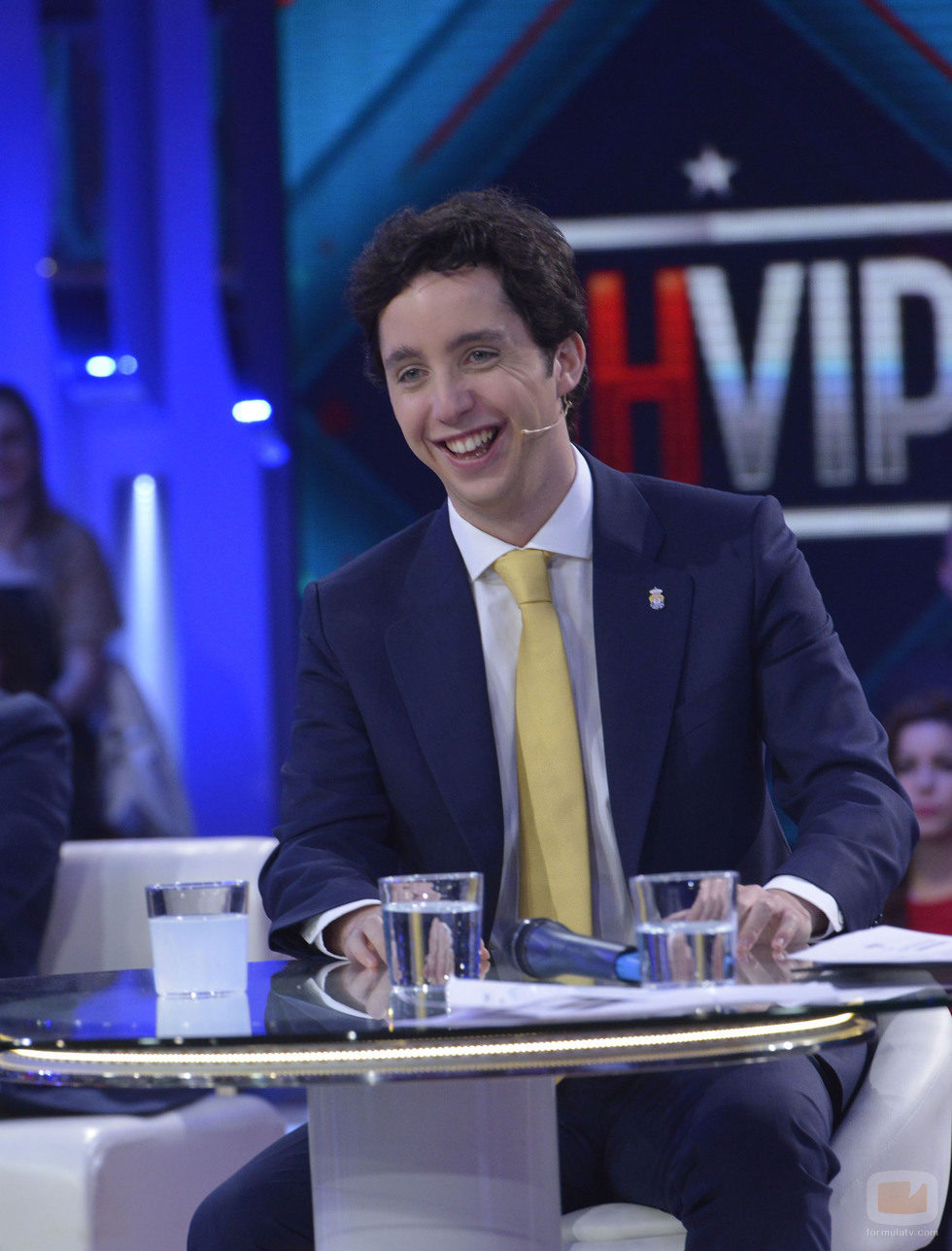 Francisco Nicolás, en plató, durante la primera gala de 'GH VIP 4'