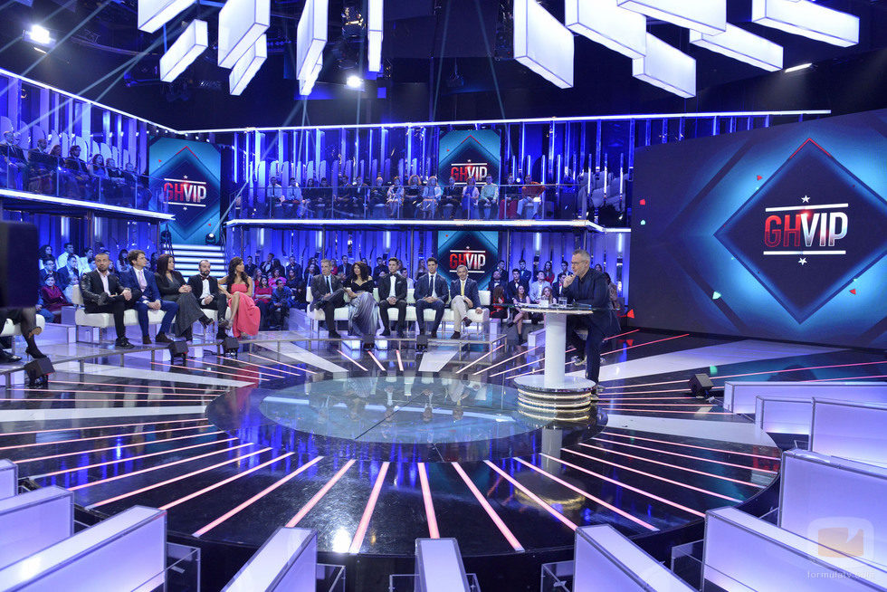 Jordi González, en plató, durante la primera gala de 'GH VIP 4'