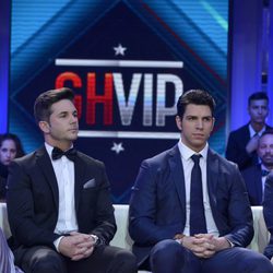 Adrián Soler y Diego Matamoros durante la primera gala de 'GH VIP 4'