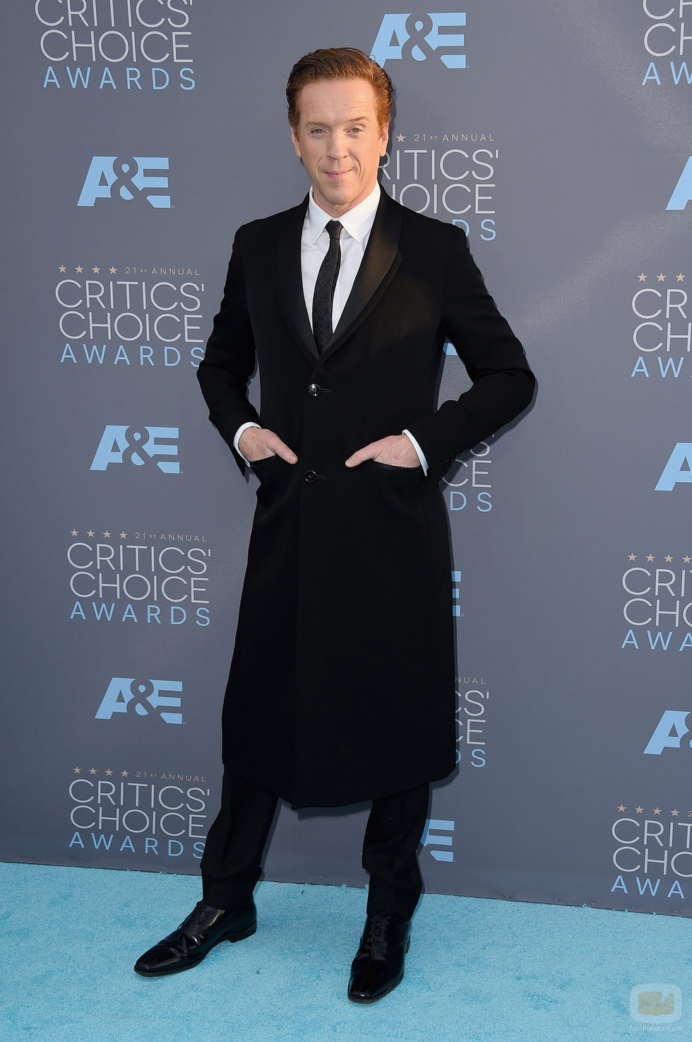 Damian Lewis en la alfombra de los Critics' Choice Awards