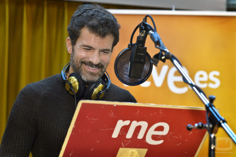 Rodolfo Sancho grabando 'Tiempo de Valientes'