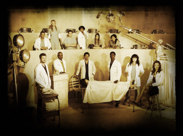 Anatomía de Grey y su reparto para la tercera temporada