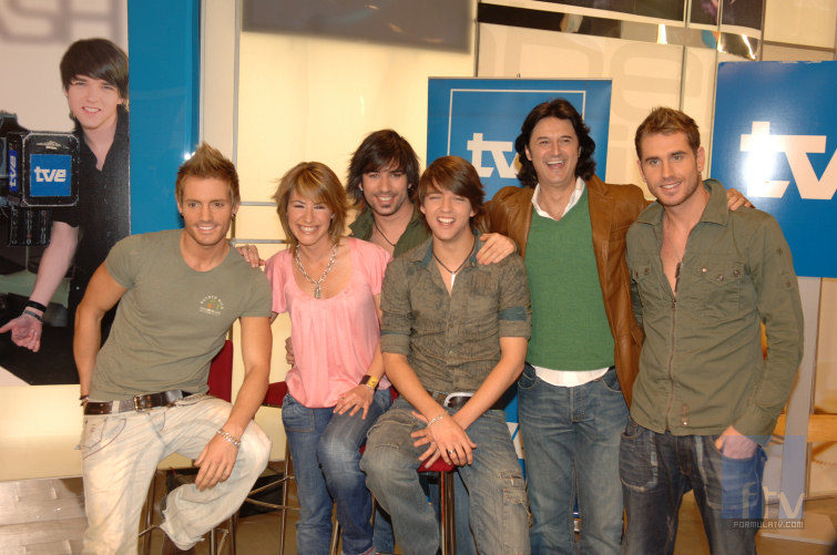 D'Nash en el photocall de Eurovisión