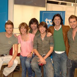 D'Nash en el photocall de Eurovisión