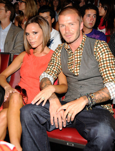 Victoria y David Beckham