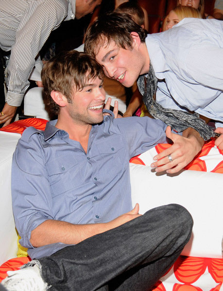 Chace Crawford y Ed Westwick 