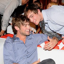 Chace Crawford y Ed Westwick 