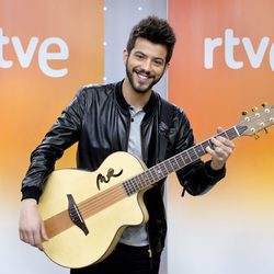 Salvador Beltrán en la rueda de prensa de 'Objetivo Eurovisión'