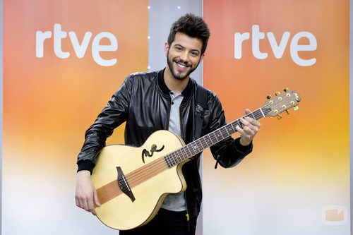 Salvador Beltrán en la rueda de prensa de 'Objetivo Eurovisión'