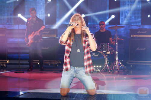 Pablo Puyol es Guns N'Roses en la decimosexta gala de 'Tu cara me suena'