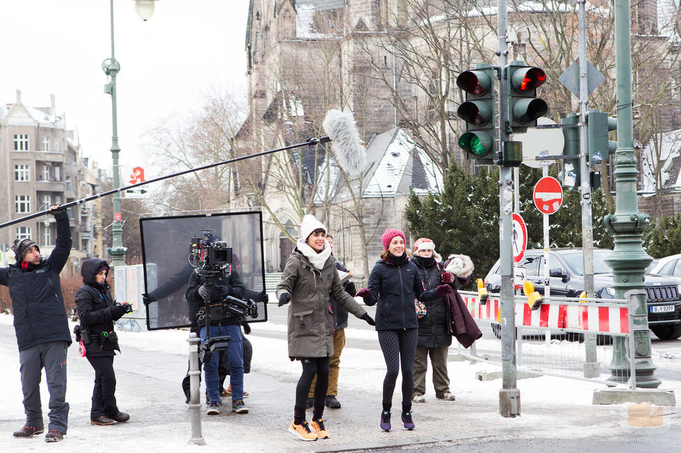 Rodaje de 'Buscando el Norte' con Belén Cuesta