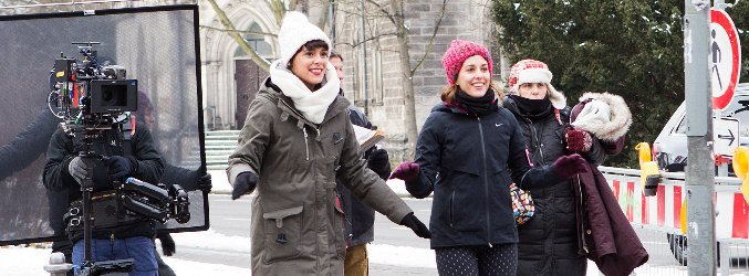 Rodaje de 'Buscando el Norte' con Belén Cuesta