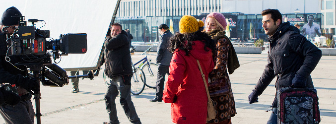 Rodaje de 'Buscando el Norte' con Antonio Velázquez