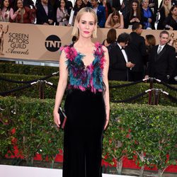 Sarah Paulson en la alfombra roja de los SAG 2016